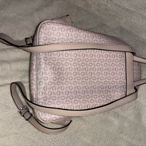 Guess Light Pink Patterned Mini Backpack - Picture 4 of 7